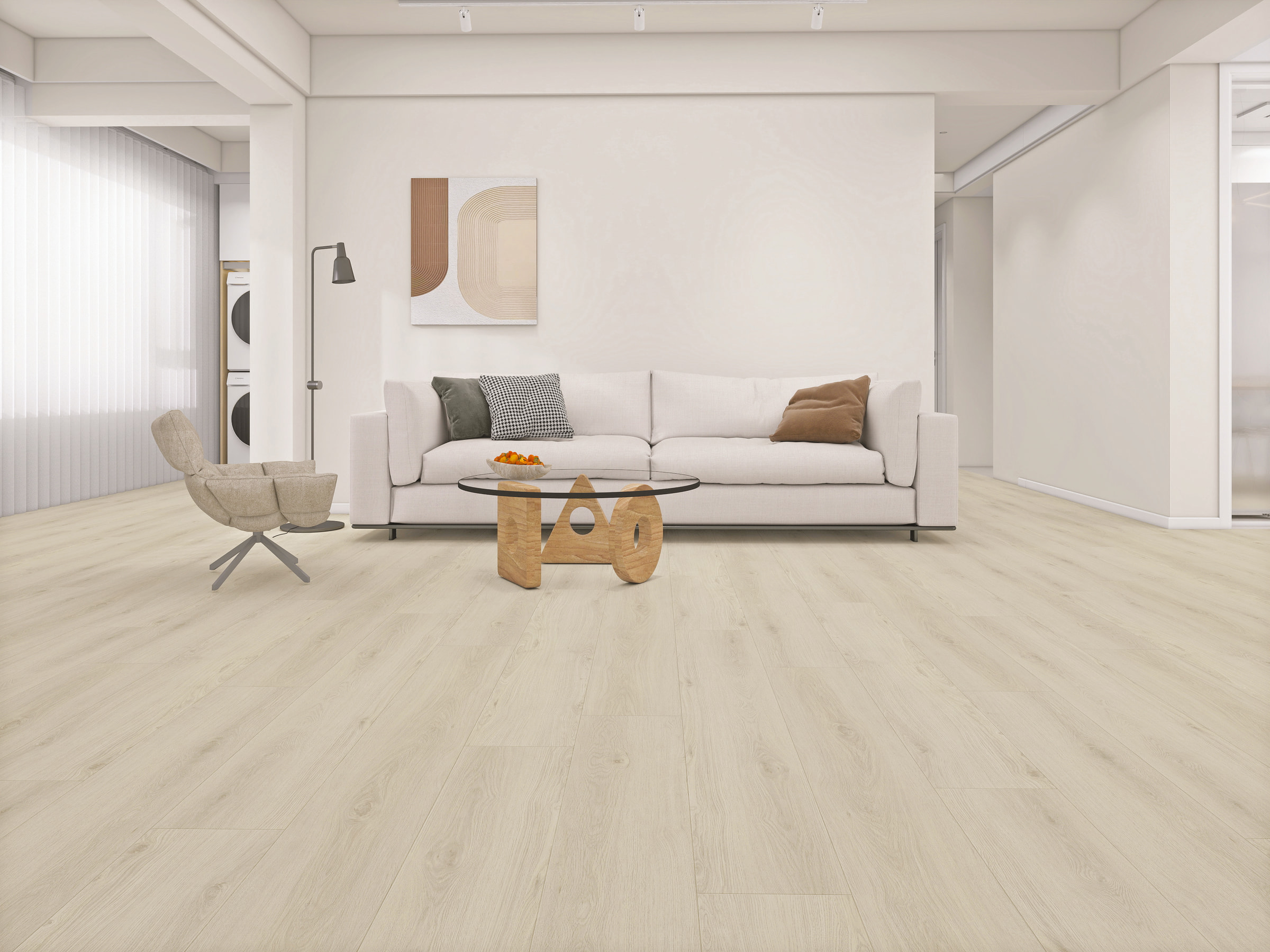 Ivory Oak room scene supplied by Dream Floor
