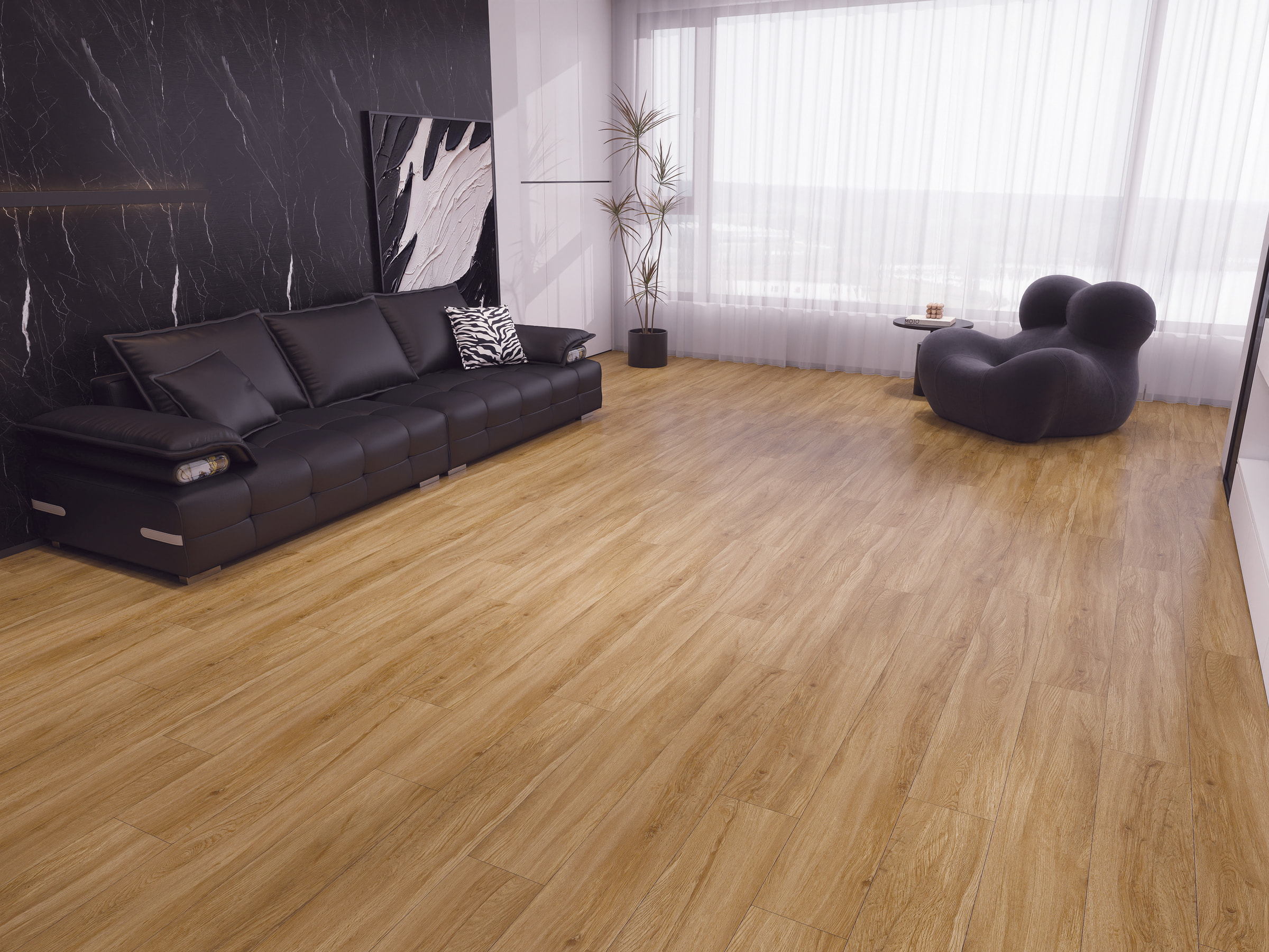 Mocha Oak room scene supplied by Dream Floor