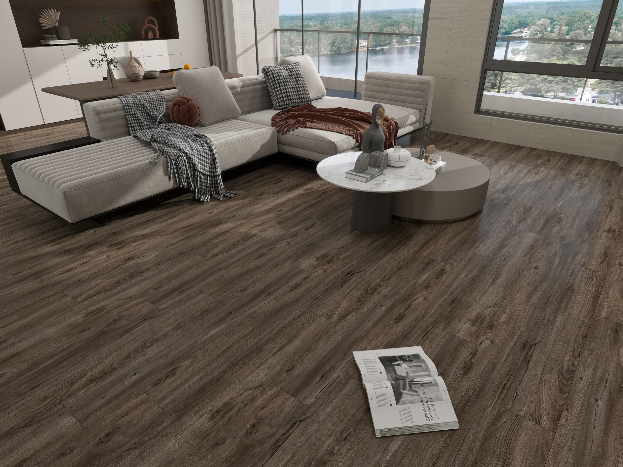 Rustic Oak room scene supplied by Dream Floor